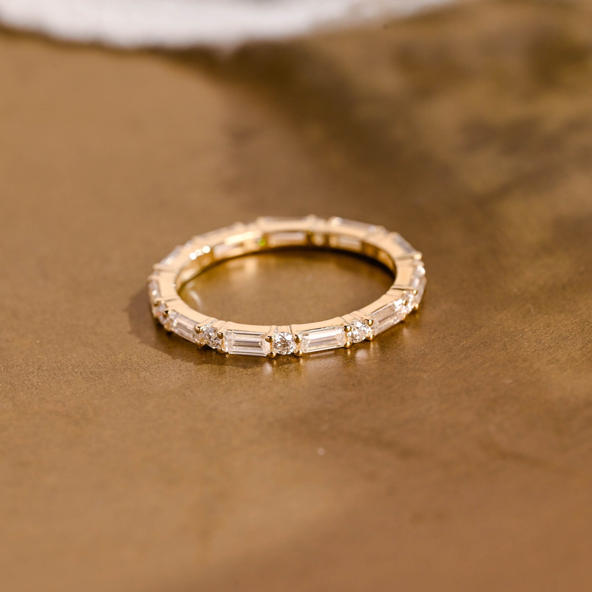 0.15 TCW Round Milgrain Lab Grown Diamond Wedding Band