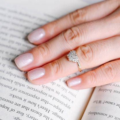 0.15 TCW Round Milgrain Lab Grown Diamond Wedding Band