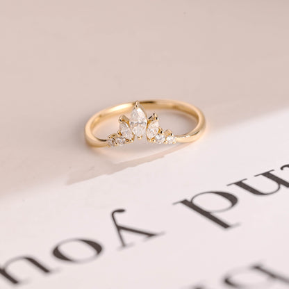 0.15 TCW Round Milgrain Lab Grown Diamond Wedding Band