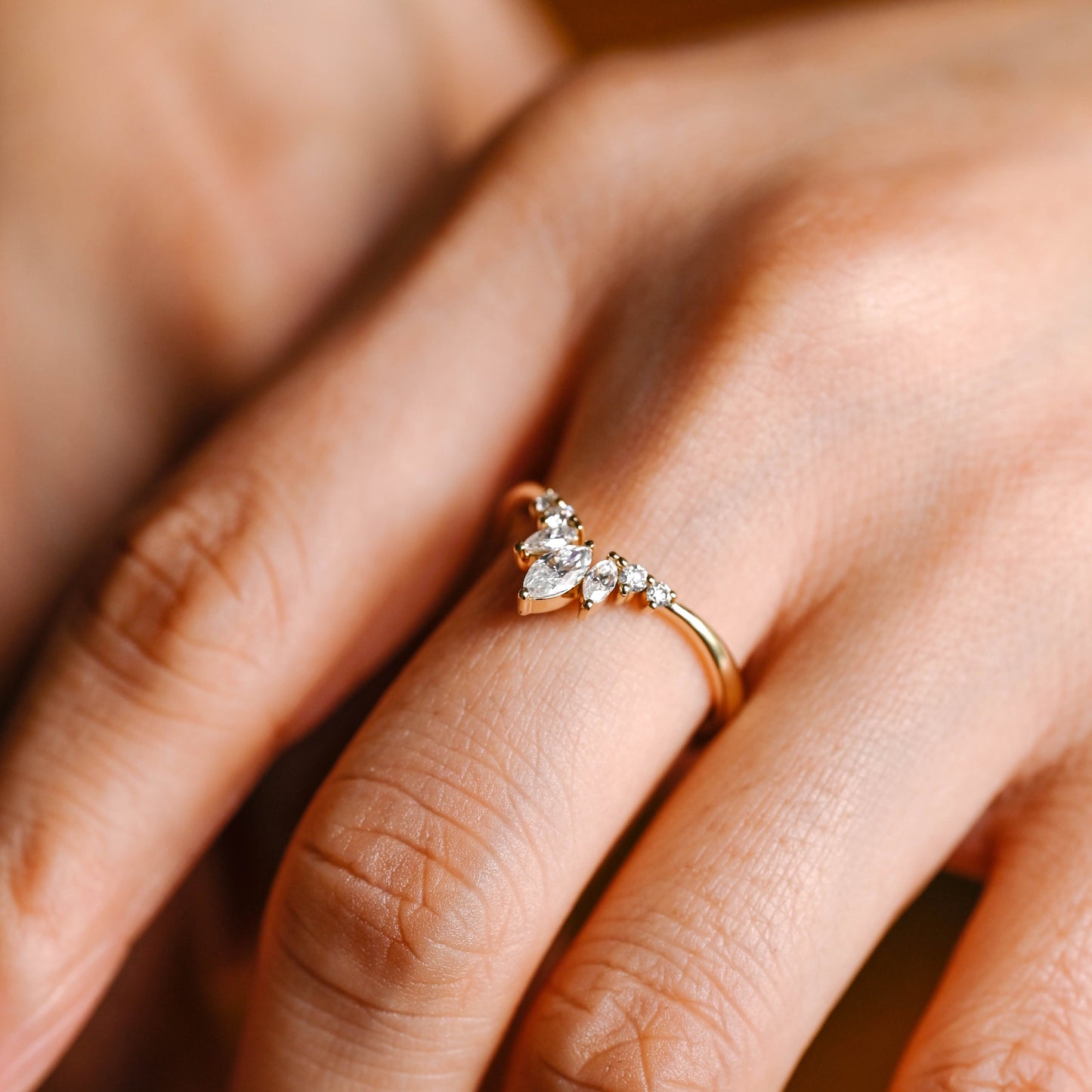 0.15 TCW Round Milgrain Lab Grown Diamond Wedding Band