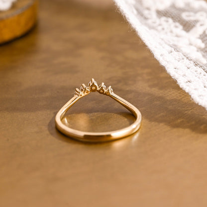 0.15 TCW Round Milgrain Lab Grown Diamond Wedding Band