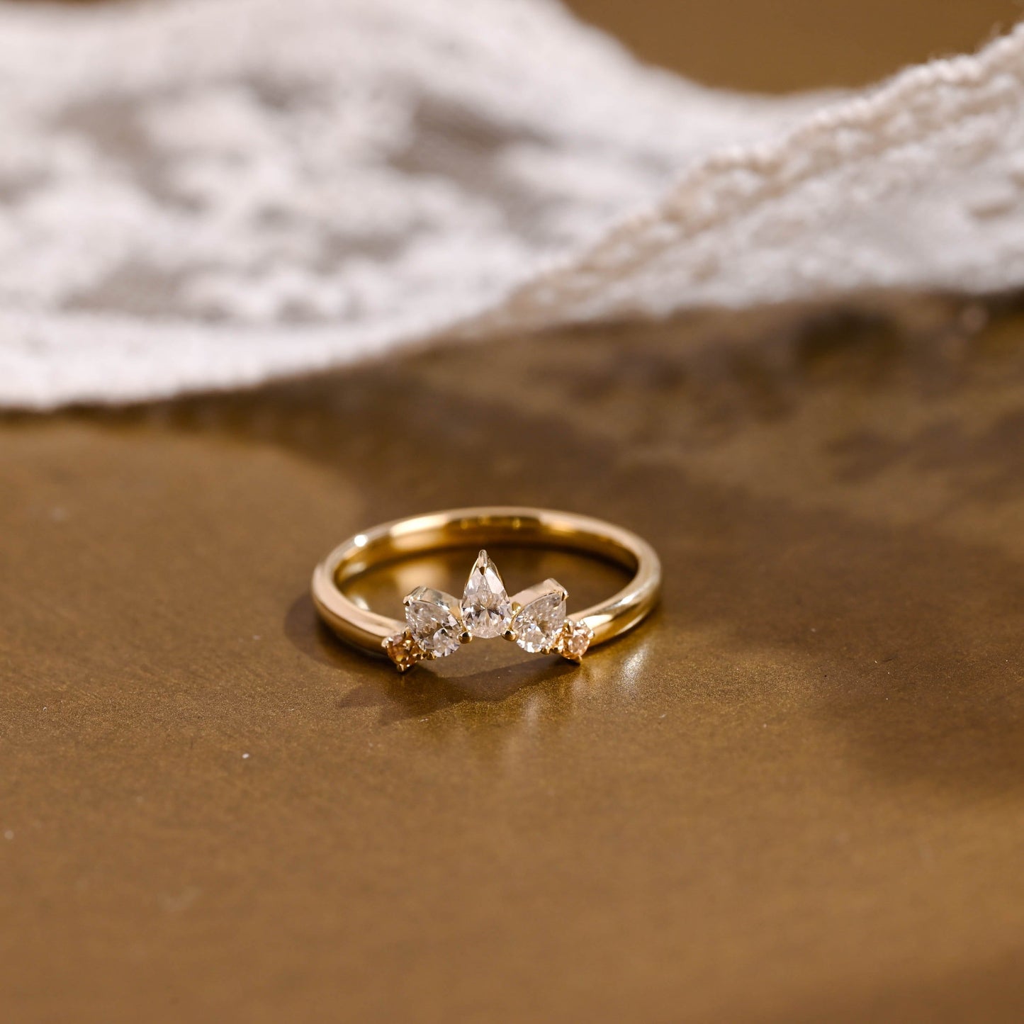 0.15 TCW Round Milgrain Lab Grown Diamond Wedding Band