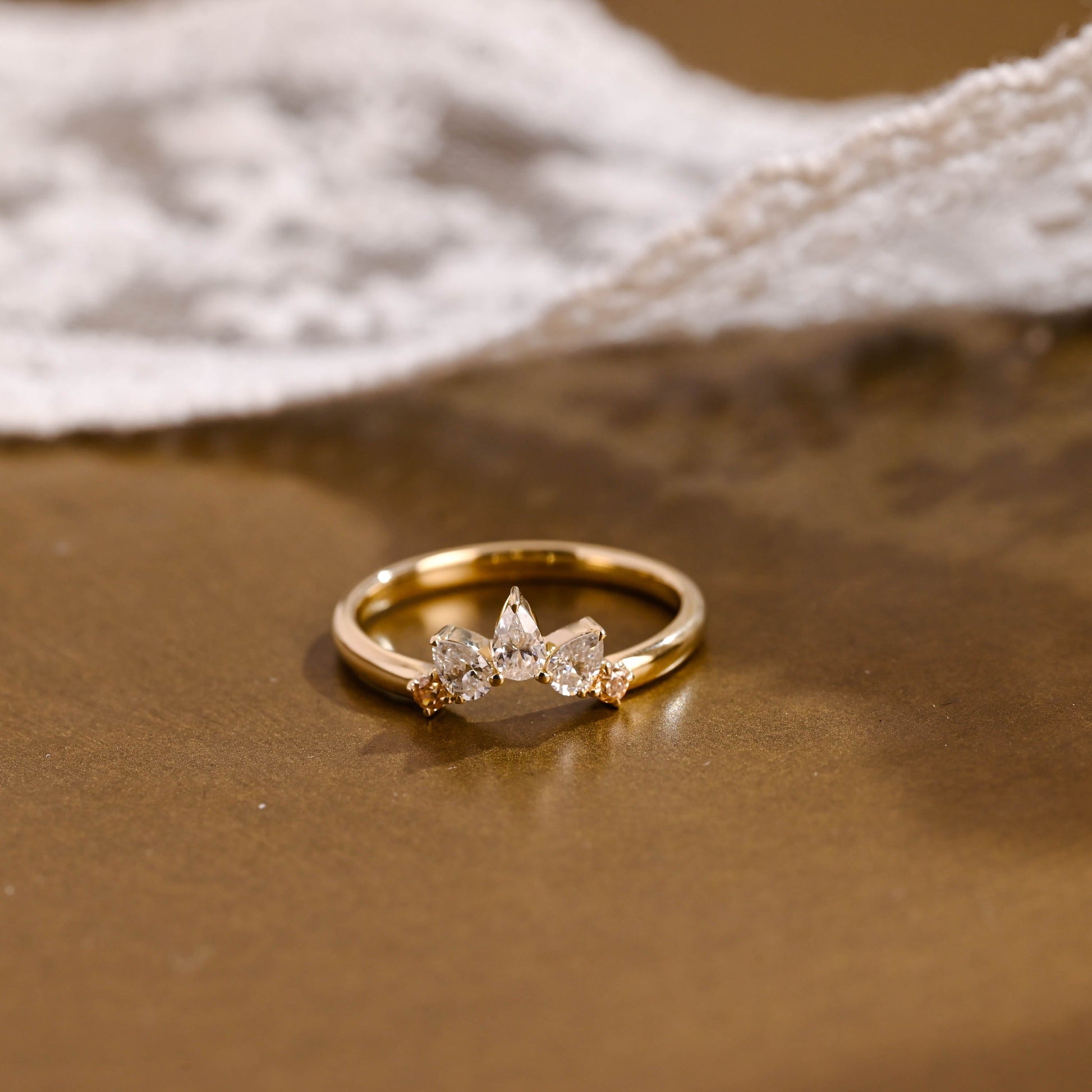 0.15 TCW Round Milgrain Lab Grown Diamond Wedding Band