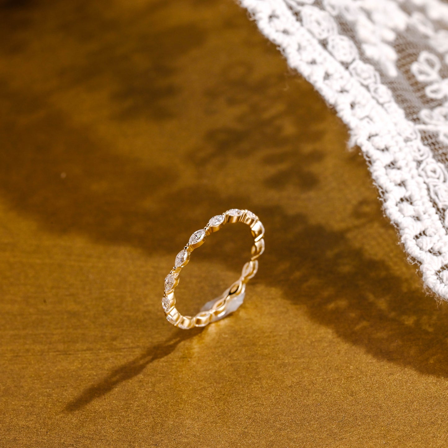 0.15 TCW Round Milgrain Lab Grown Diamond Wedding Band