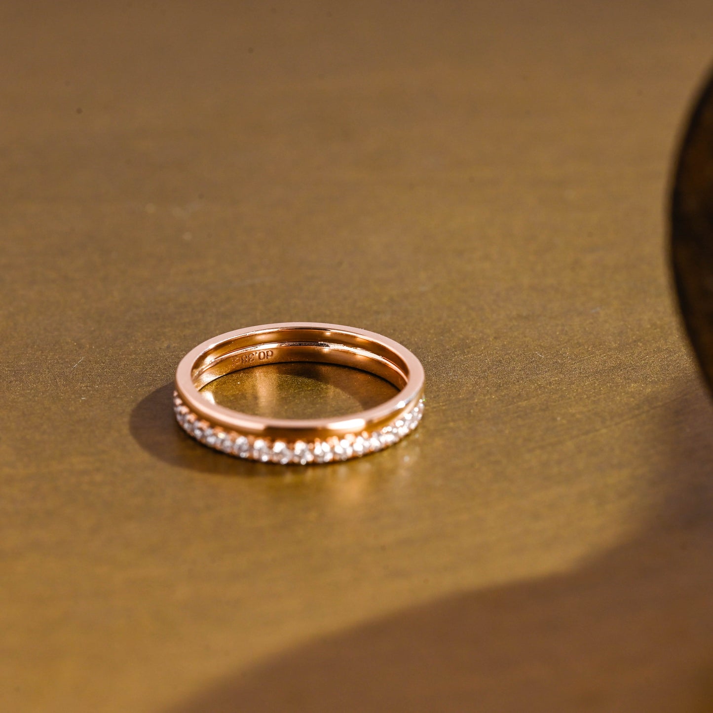 0.15 TCW Round Milgrain Lab Grown Diamond Wedding Band