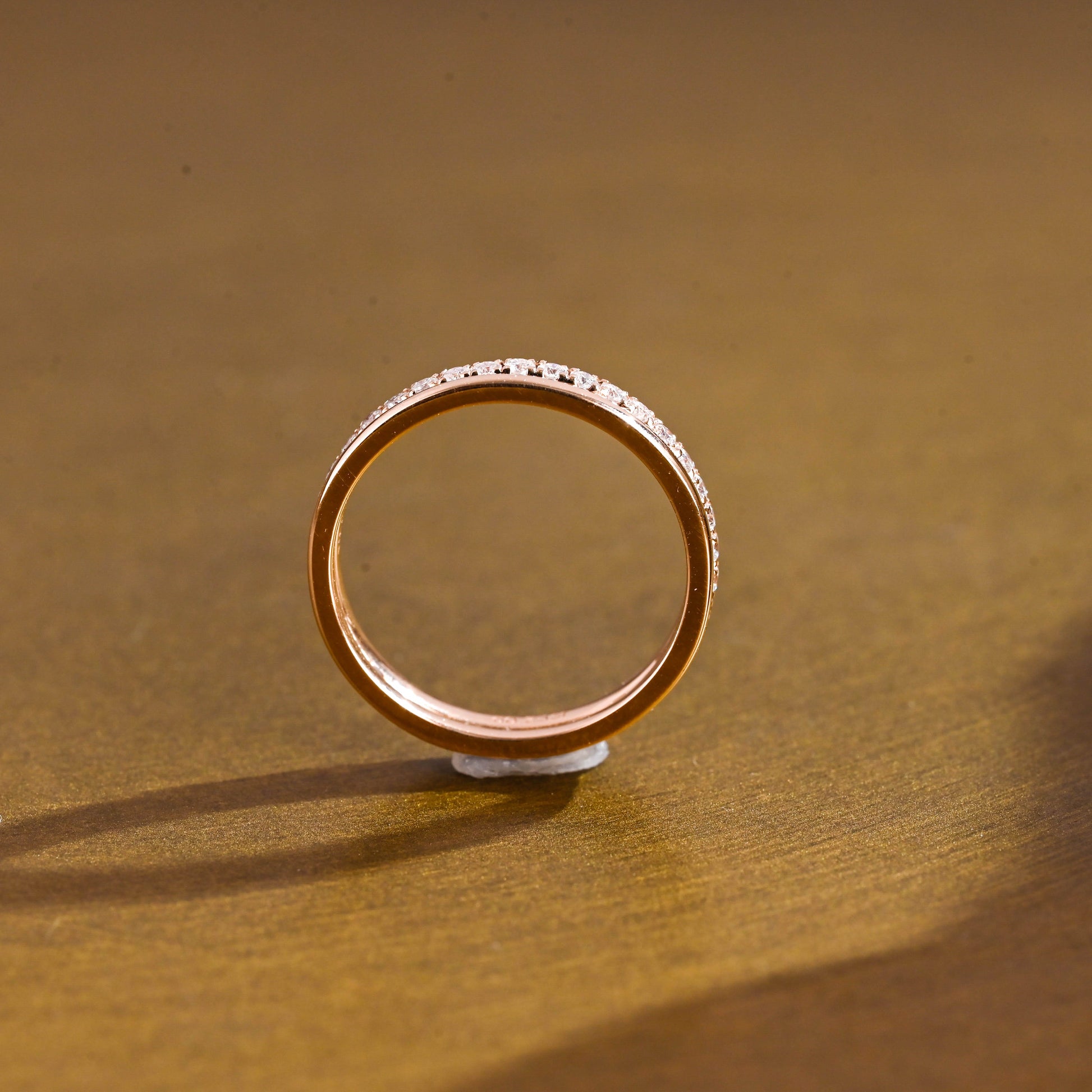 0.15 TCW Round Milgrain Lab Grown Diamond Wedding Band