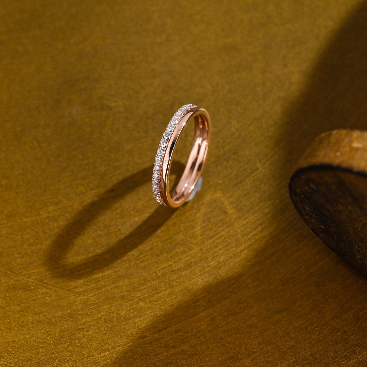 0.15 TCW Round Milgrain Lab Grown Diamond Wedding Band
