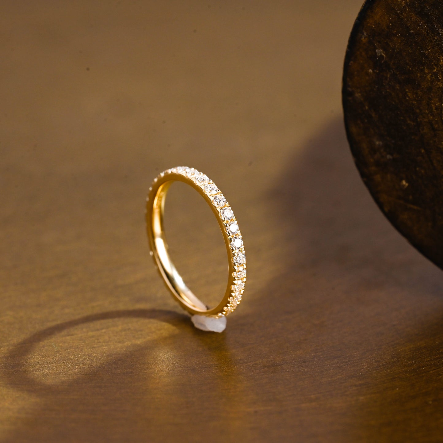 0.15 TCW Round Milgrain Lab Grown Diamond Wedding Band