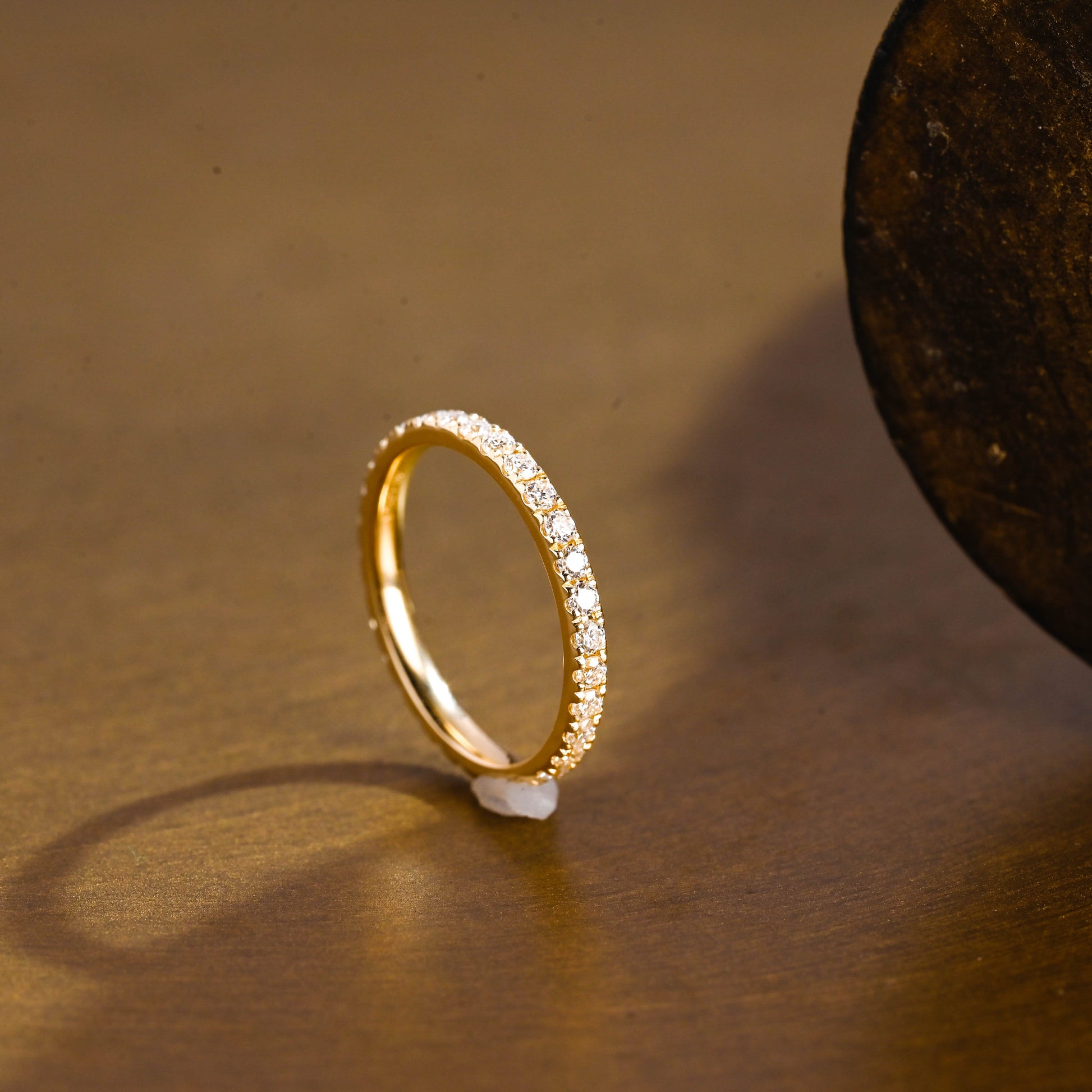0.15 TCW Round Milgrain Lab Grown Diamond Wedding Band