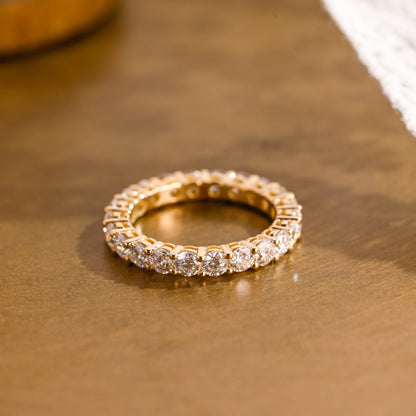 0.15 TCW Round Milgrain Lab Grown Diamond Wedding Band