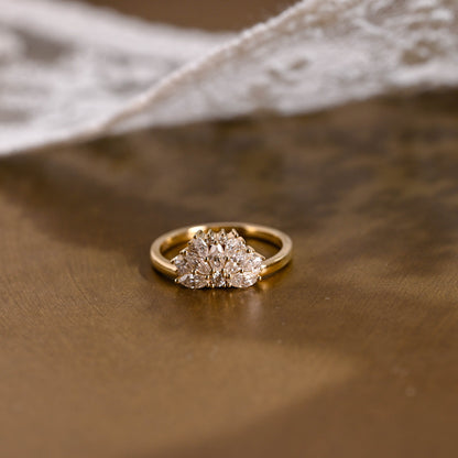 0.15 TCW Round Milgrain Lab Grown Diamond Wedding Band