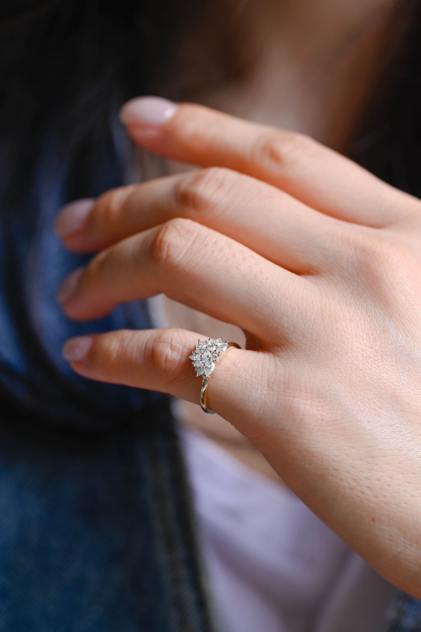 0.15 TCW Round Milgrain Lab Grown Diamond Wedding Band