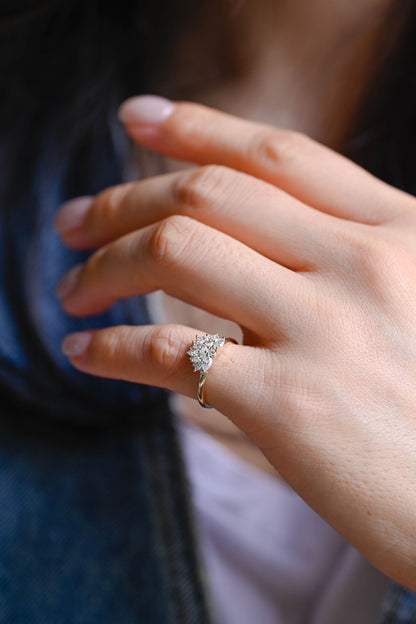 0.15 TCW Round Milgrain Lab Grown Diamond Wedding Band