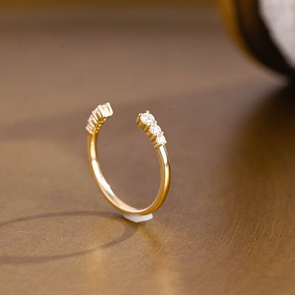 0.15 TCW Round Milgrain Lab Grown Diamond Wedding Band