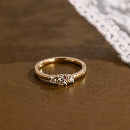0.15 TCW Round Milgrain Lab Grown Diamond Wedding Band