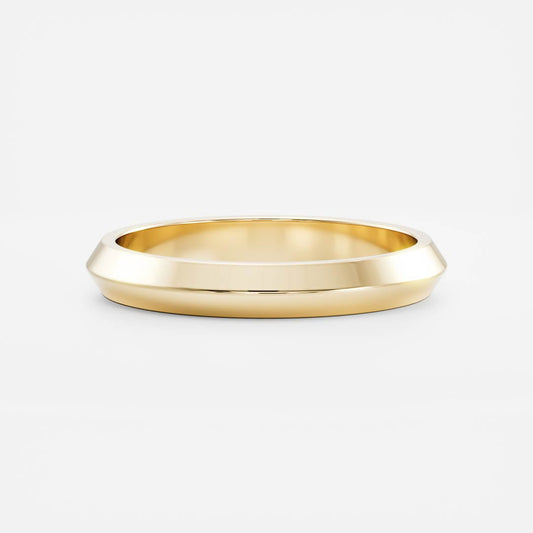 Knife Edge Wedding Band