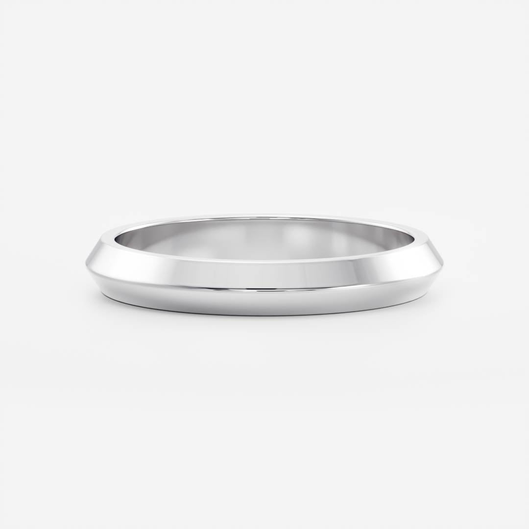 Knife Edge Wedding Band