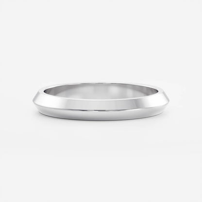 Knife Edge Wedding Band