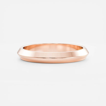 Knife Edge Wedding Band
