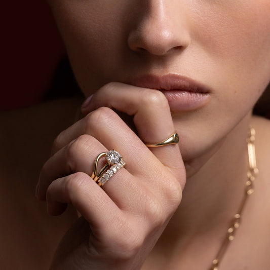 Classic Curved Wedding Band