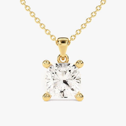 2 CT Round Moissanite Solitaire Pendant Necklace