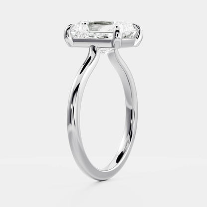 2 CT Radiant Solitaire Moissanite Engagement Ring