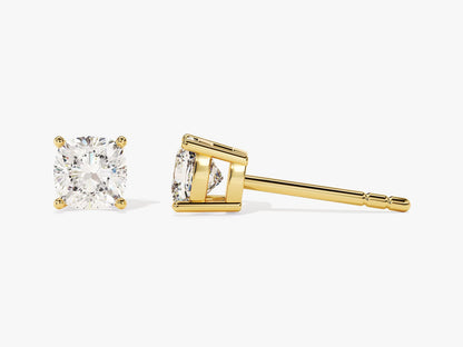 1 CT Round Cut Stud Moissanite Earrings