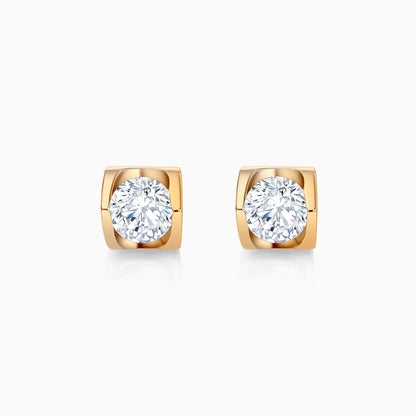 0.2 CT Round Cut Stud Moissanite Earrings