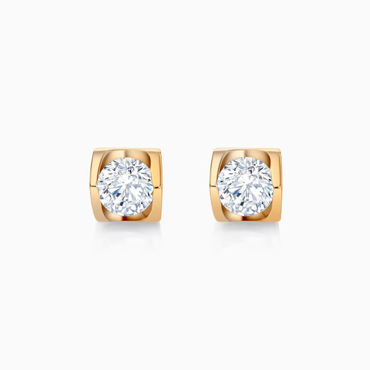 0.2 CT Round Cut Stud Moissanite Earrings