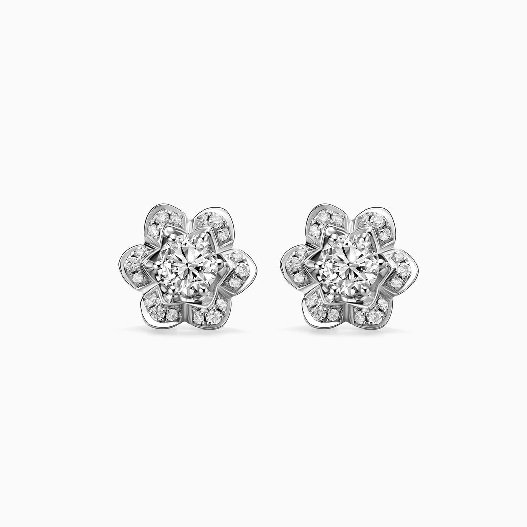 0.25 TCW Round Cut Multi Stone Moissanite Studs Earrings
