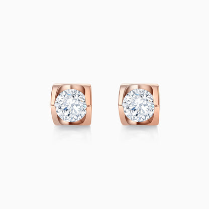 0.2 CT Round Cut Stud Moissanite Earrings