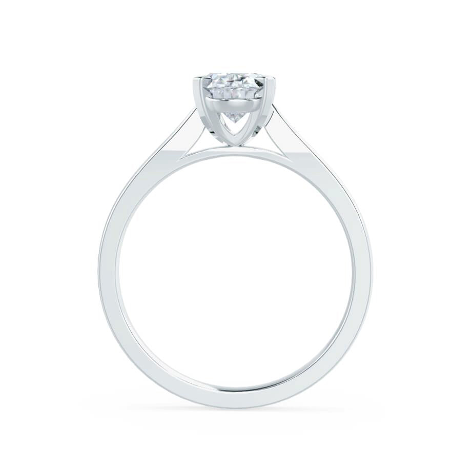 1.2 CT Round Solitaire Moissanite Engagement Ring