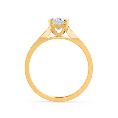 1.2 CT Round Solitaire Moissanite Engagement Ring