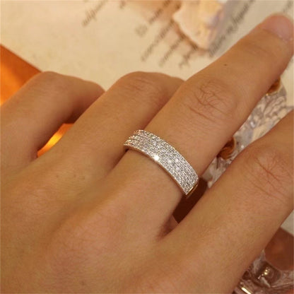 0.5 TCW Round Half Eternity Moissanite Wedding Band