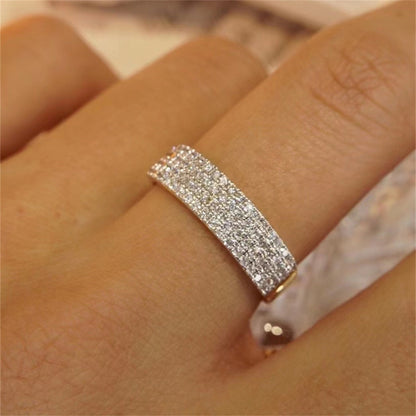 0.5 TCW Round Half Eternity Moissanite Wedding Band