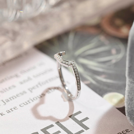 0.3 TCW Round Channel Setting Moissanite Wedding Band