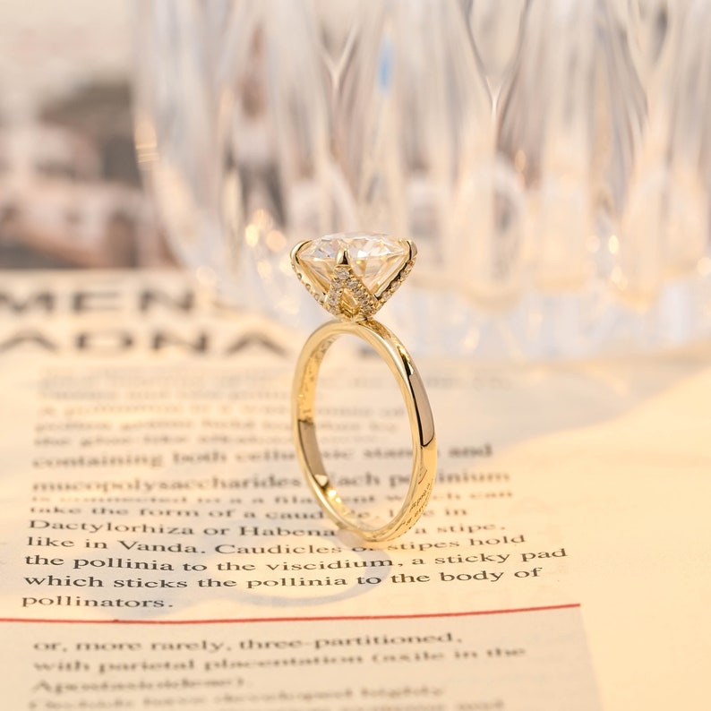 3 CT Round Multi Stone Moissanite Engagement Ring