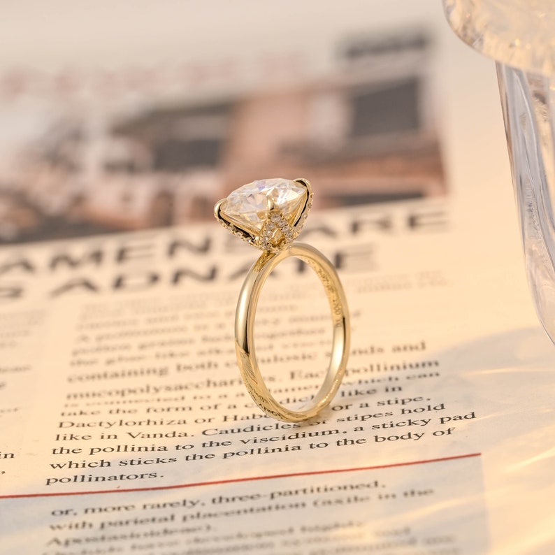 3 CT Round Multi Stone Moissanite Engagement Ring