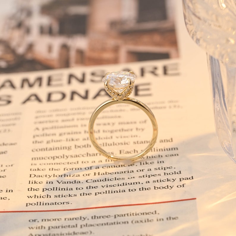3 CT Round Multi Stone Moissanite Engagement Ring