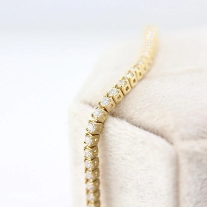 2.5 TCW Round Moissanite Tennis Bracelet