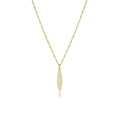 0.39 TCW Round Moissanite Multiple Stone Pendant Necklace