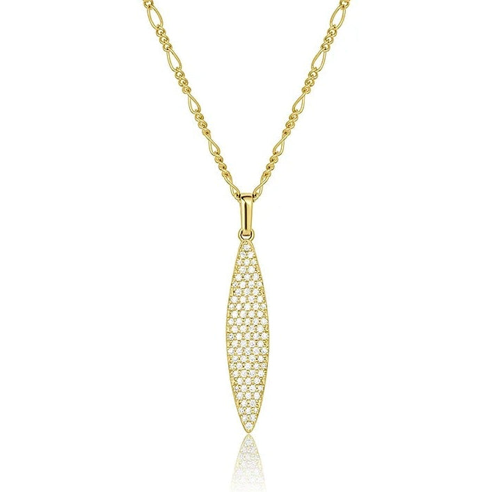 0.39 TCW Round Moissanite Multiple Stone Pendant Necklace