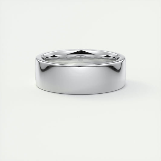 Polished Finish Classic Yellow Gold Men's Band 6